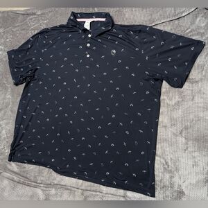 Puma Cloudspun Dancing Umbrellas Mens Polo Sz: 3XL